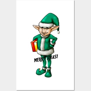 Christmas Elf Apparel Posters and Art